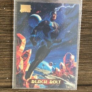’94 Marvel Masterpieces trading card: Black Bolt #5